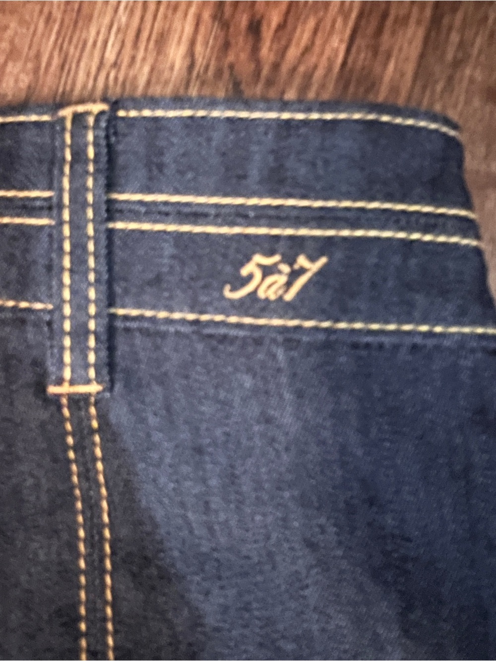 Cinq à Sept Dorothea Indigo High Rise Cropped Flare Jeans Size 0 - Picture 10 of 15